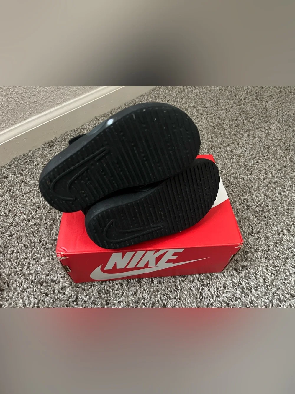 Nike Kids' Black Water-Friendly Sandals